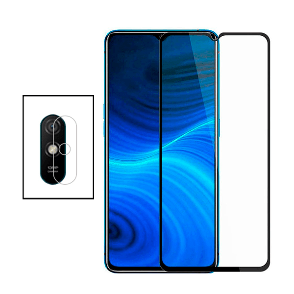 Kit Película Protectora para Câmara Traseira + Película de Vidro Temperado GorilasGlass para Xiaomi Redmi 9A