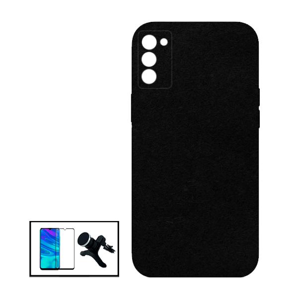Kit Película de Vidro Temperado GorilasGlass + Capa Proteção Traseira Silicone + Suporte Magnético Com Pernas para Oppo A53S 5G