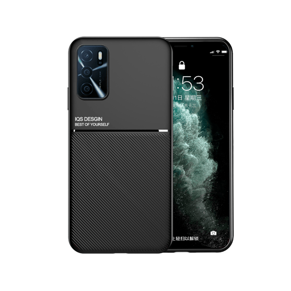 Capa Traseira Magnética Anti Choque para Oppo A16 - Preto