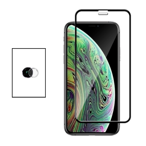 Kit Película Protectora para Câmara Traseira + Película de Vidro Temperado GorilasGlass para iPhone XR