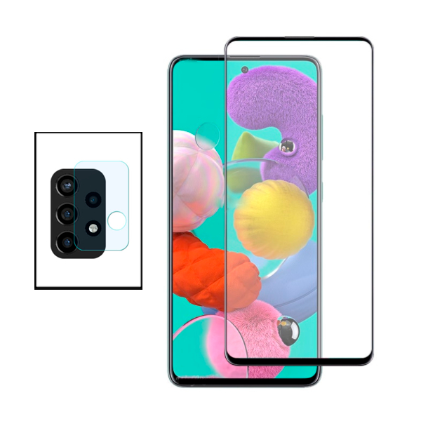 Kit Película Protectora para Câmara Traseira + Película de Vidro Temperado GorilasGlass para Samsung Galaxy A72 5G
