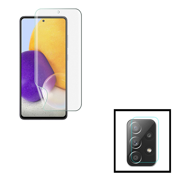 Kit Película Protectora de Hydrogel Frente + Câmara para Samsung Galaxy A52 5G