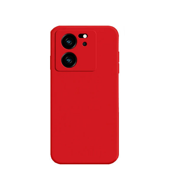Capa Proteção Traseira Silicone Phonecare para Xiaomi 13T - Vermelho