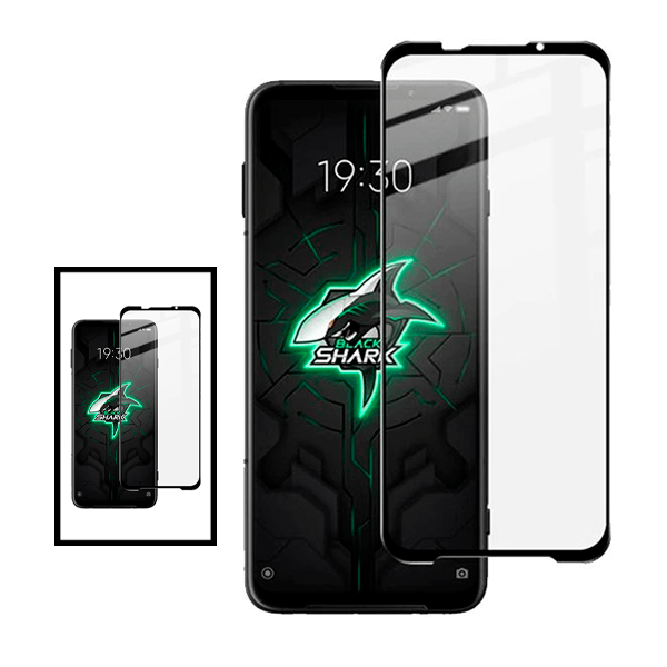 Kit 2 Película de Vidro Temperado GorilasGlass para Xiaomi Preto Shark 3S