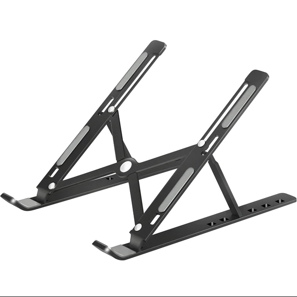 Suporte Rígido Ajustável para Tablet e Laptop até 15.6" - Preto