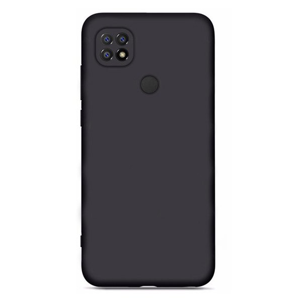 Capa Proteção Traseira Silicone para Xiaomi Redmi 10C - Preto