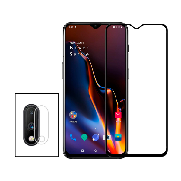 Kit Película Protectora para Câmara Traseira + Película de Vidro Temperado GorilasGlass para OnePlus 7