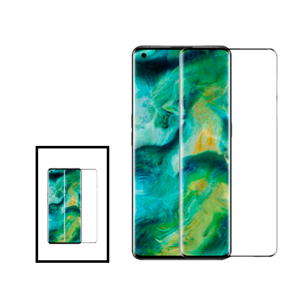 Kit 2 Película de Vidro Temperado GorilasGlass para Realme 9i - Transparente/Preto