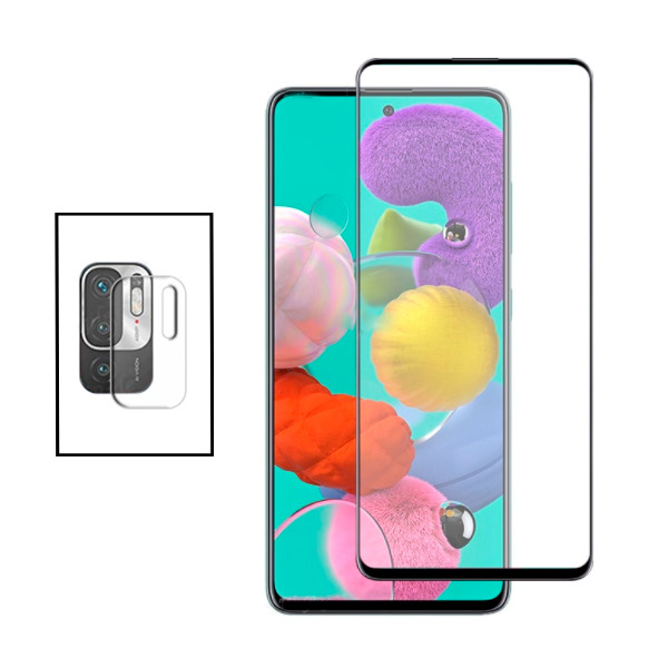 Kit Película Protectora para Câmara Traseira + Película de Vidro Temperado GorilasGlass para Xiaomi Redmi Note 10 5G