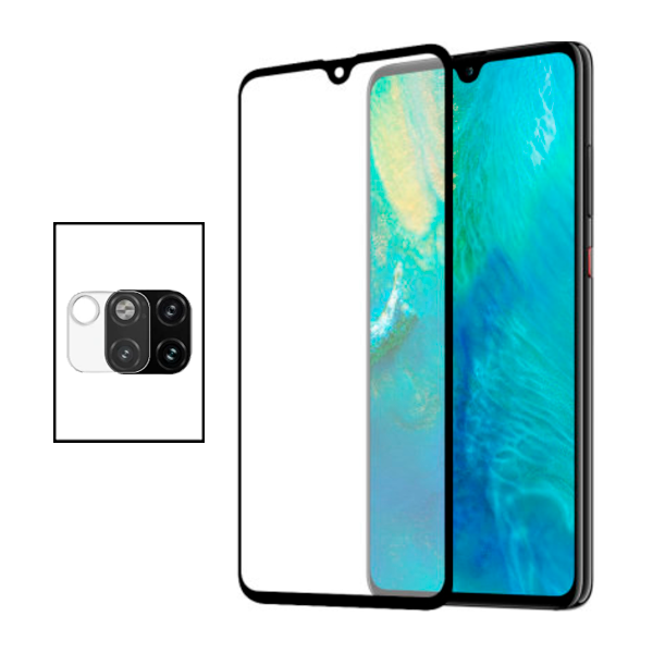 Kit Película Protectora para Câmara Traseira + Película de Vidro Temperado GorilasGlass para Huawei Mate 20X