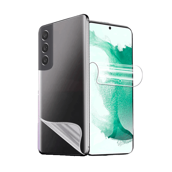 Kit Película Protectora de Hydrogel Frente e Verso para Samsung Galaxy S22 Plus - Transparente