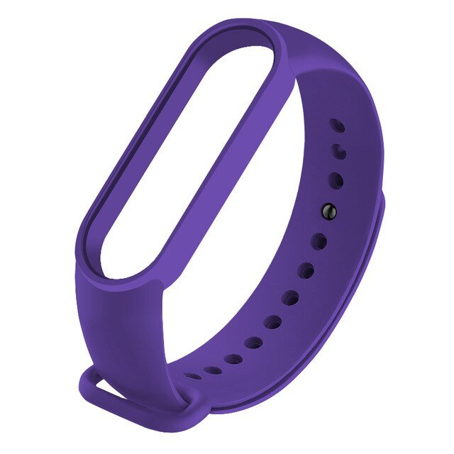 Bracelete Silicone para Xiaomi Mi Band 6 / Mi Smart Band 6 - Roxo