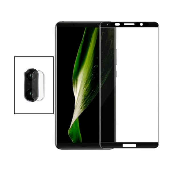 Kit Película Protectora para Câmara Traseira + Película de Vidro Temperado GorilasGlass para Huawei Mate 10 Lite