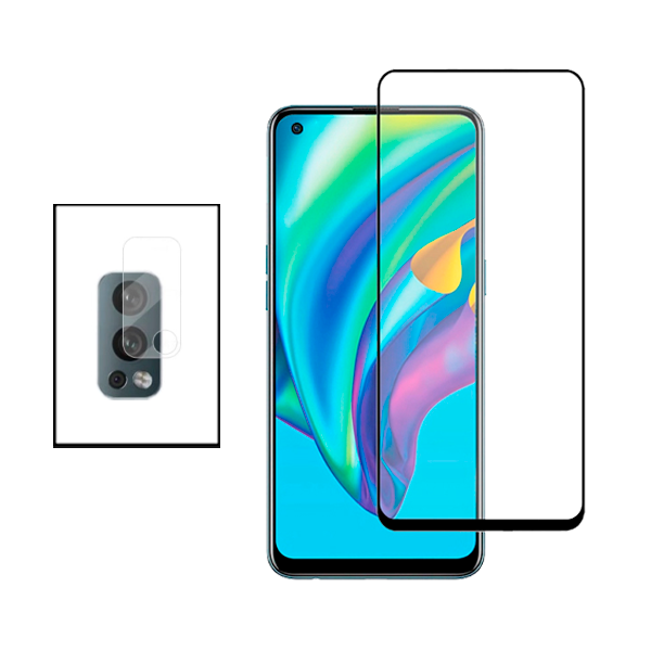 Kit Película Protectora para Câmara Traseira + Película de Vidro Temperado GorilasGlass para Oneplus Nord 2 5G