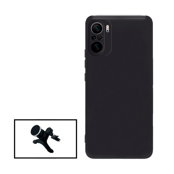 Kit Suporte Magnético Com Pernas + Capa Proteção Traseira Silicone para Xiaomi Poco X3 GT