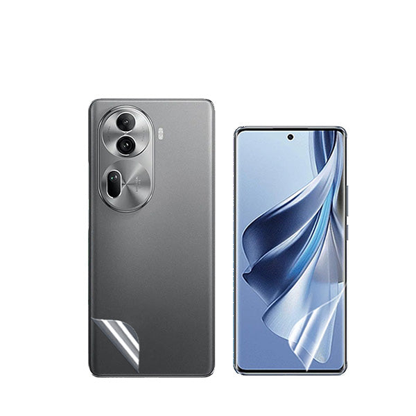 Kit Película Protectora de Hydrogel Frente e Verso GIFT4ME para Oppo Reno11 Pro - Transparente