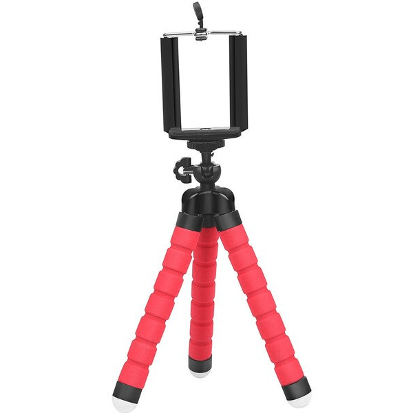 Suporte Tripé Fléxivel Octopus Tripod - Vermelho