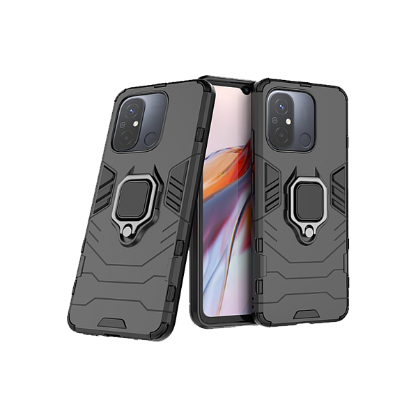 Capa de Proteção Militar Magnética para Xiaomi Redmi 12C - Preto