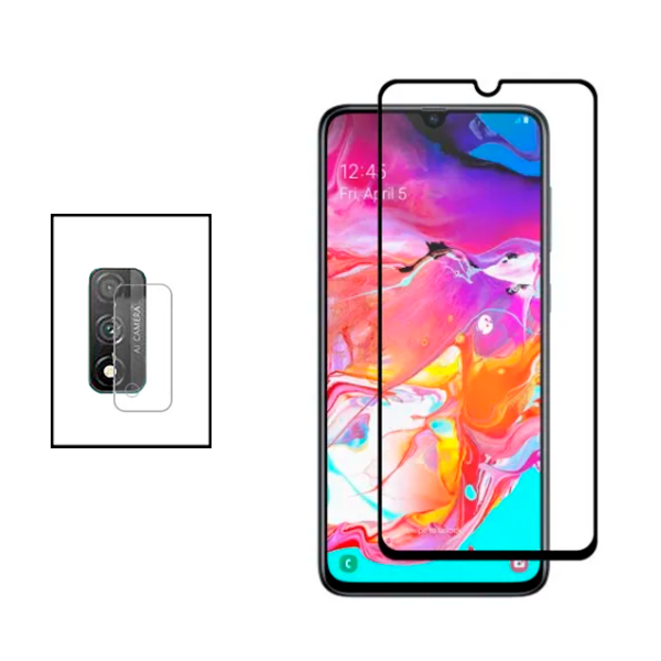 Kit Película Protectora para Câmara Traseira + Película de Vidro Temperado GorilasGlass para Huawei P Smart 2020