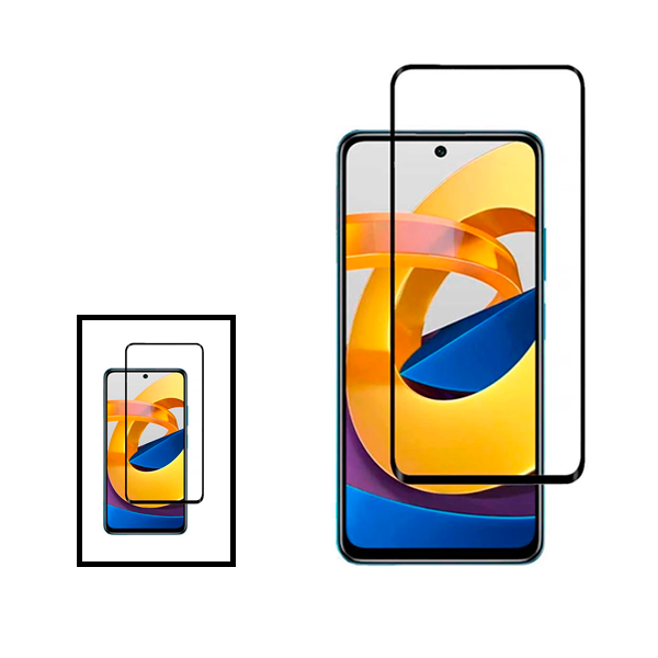 Kit 2 Película de Vidro Temperado GorilasGlass para Samsung Galaxy A73 5G - Transparente/Preto
