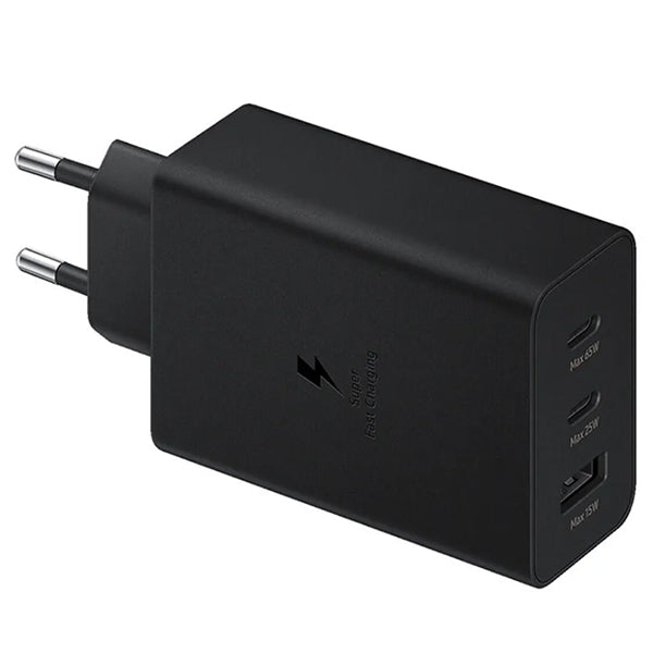 Base Carregador Triple Type C SuperFastCharge PD 65W Phonecare para Samsung - Preto