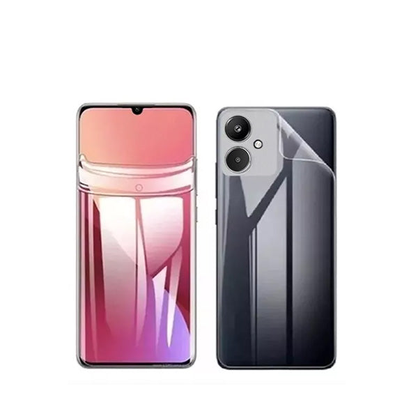 Kit Película Protectora de Hydrogel Frente e Verso GIFT4ME para Xiaomi Redmi 13C 5G - Transparente