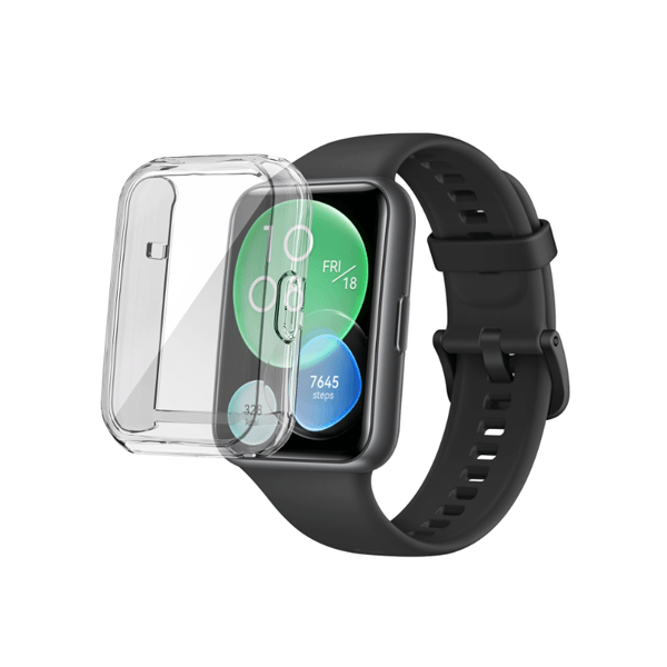 Capa Proteção Total para Huawei Watch Fit 2 - Transparente