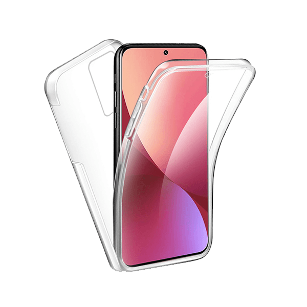 Capa 360° Proteção Frente e Verso para Xiaomi Mi 12 Lite - Transparente