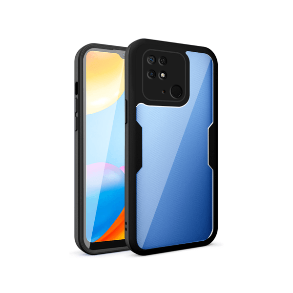 Capa 360° Proteção Frente e Verso para Xiaomi Redmi 9C - Preto