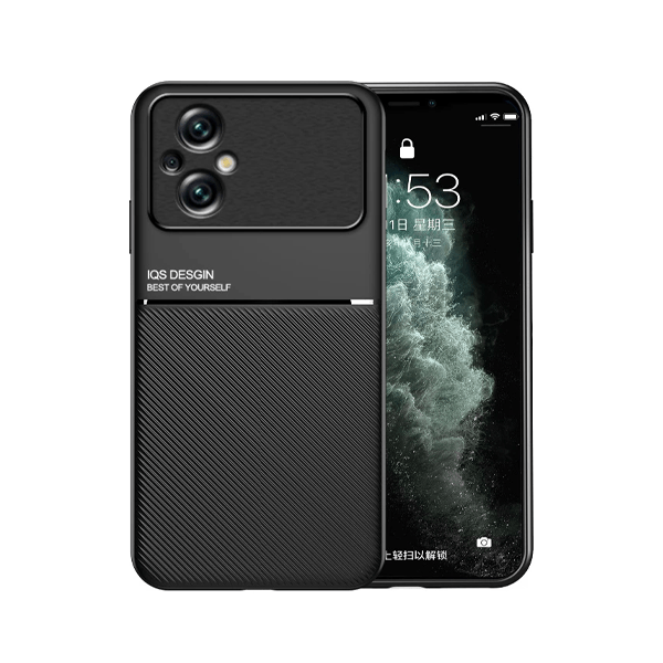 Capa Traseira Magnética Anti Choque para Xiaomi Poco M5 - Preto