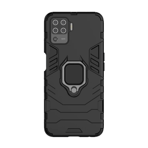 Capa de Proteção Militar Magnética para Oppo Reno5 Lite - Preto