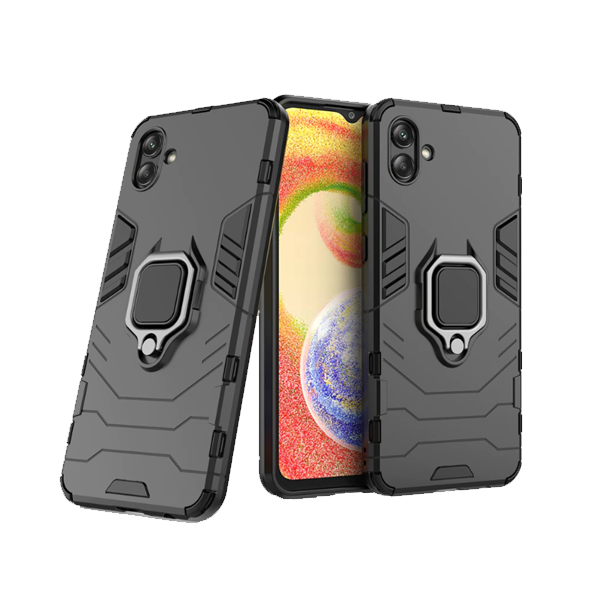 Capa de Proteção Militar Magnética para Samsung Galaxy A04 - Preto