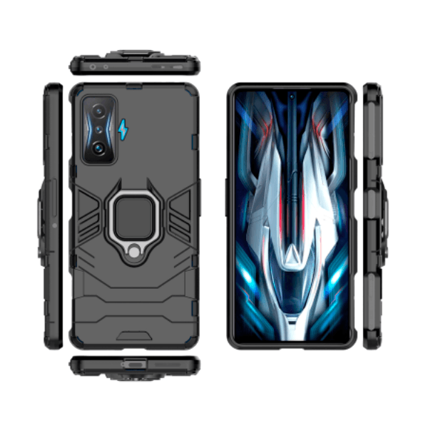Capa de Proteção Militar Magnética para Xiaomi Poco F4 GT - Preto