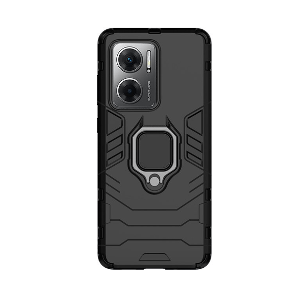 Capa de Proteção Militar Magnética para Xiaomi Redmi 11 Prime 5G - Preto