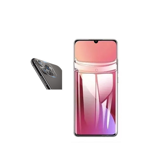 Kit Película Protectora de Hydrogel Frente + Câmara GIFT4ME para Realme C53 Transparente