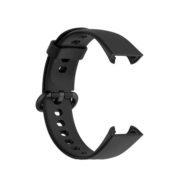 Bracelete Silicone Com Fivela para Xiaomi Redmi Watch 3 Active - Preto