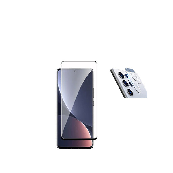 Kit Película Protectora Câmara Traseira + Película de Vidro Temperado GorilasGlass GIFT4ME para Samsung Galaxy S24 Ultra 5G - Transparente/Preto