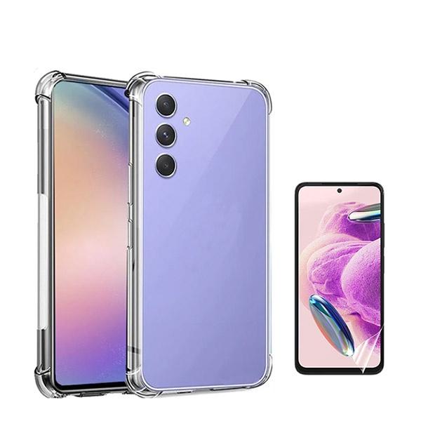 Kit Capa Traseira Super Proteção + Película de Hydrogel Frente Transparente GIFT4ME para Samsung Galaxy A35 5G - Transparente
