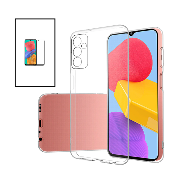 Kit Capa Traseira Super Proteção Transparente para + Película de Vidro Temperado GorilasGlass para Xiaomi Redmi A2 - Transparente