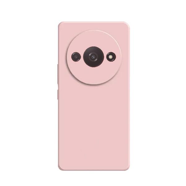 Capa Proteção Traseira Silicone GIFT4ME para Xiaomi Redmi A3 - Rosa