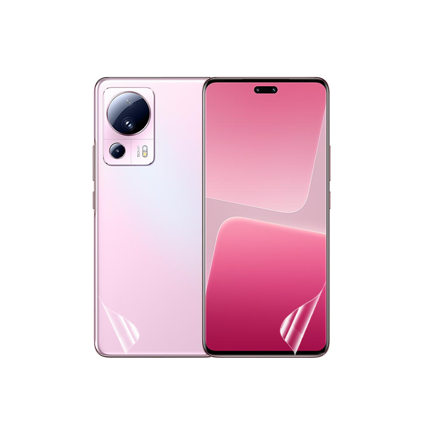 Kit Película Protectora de Hydrogel Frente e Verso para Xiaomi 13 Lite - Transparente