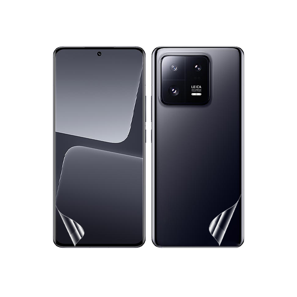 Kit Película Protectora de Hydrogel Frente e Verso para Xiaomi 13 Pro - Transparente