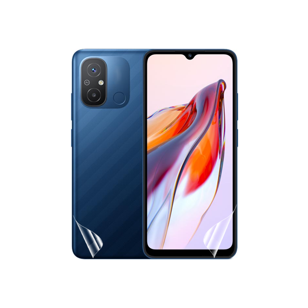 Kit Película Protectora de Hydrogel Frente e Verso para Xiaomi Redmi 12C - Transparente