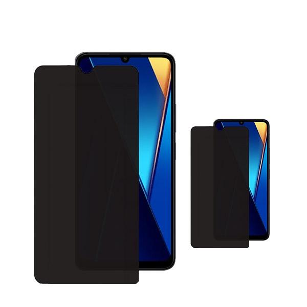 Kit 2 Películas de Vidro Temperado Privacidade GIFT4ME para Xiaomi Redmi 13C 5G - Transperente/Preto