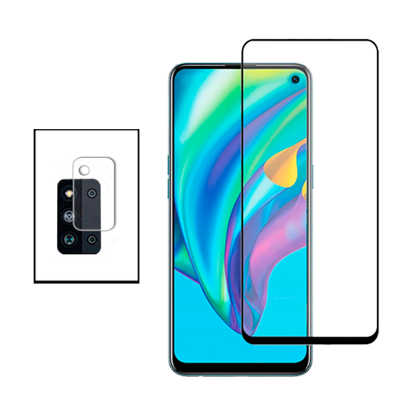Kit Película Protectora para Câmara Traseira + Película de Vidro Temperado GorilasGlass para Samsung Galaxy F52 5G