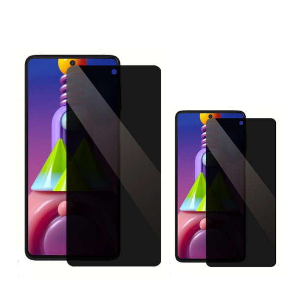 Kit 2 Películas de Vidro Temperado Privacidade GIFT4ME para Oppo A1 5G - Transperente/Preto