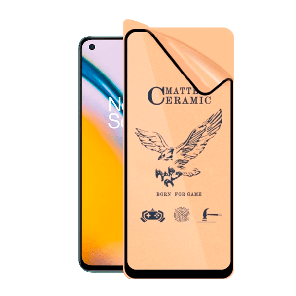 Vidro Temperado Ceramica Full Cover para Oppo Reno8 Lite - Transparente/Preto