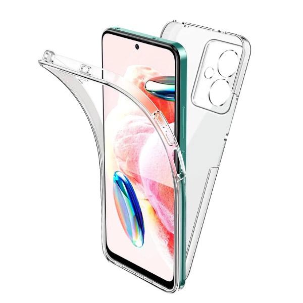 Capa 360° Proteção Frente e Verso GIFT4ME para Xiaomi Redmi Note 13 Pro + Plus 5G - Transparente