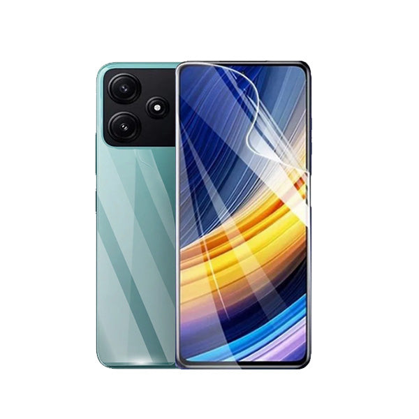 Kit Película Protectora de Hydrogel Frente e Verso Phonecare para Xiaomi Poco M6 Pro - Transparente