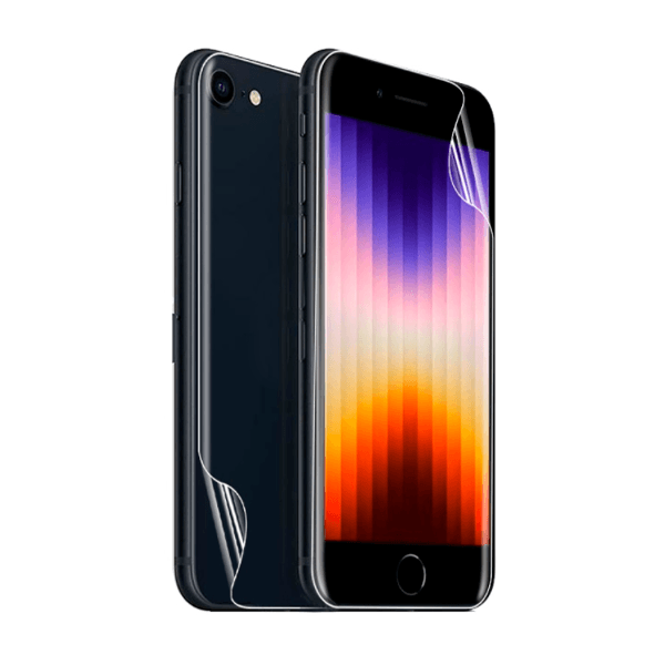 Kit Película Protectora de Hydrogel Frente e Verso para Apple iPhone SE 2022 - Transparente